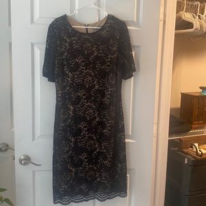 Black lace dress